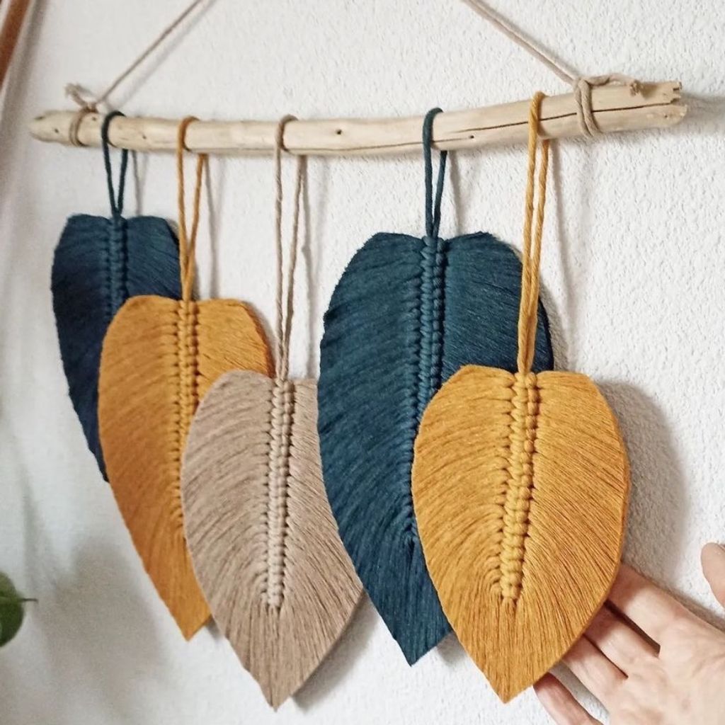 خرید آنلاین برگ‌مکرومه دکوراتیو طرح شادان