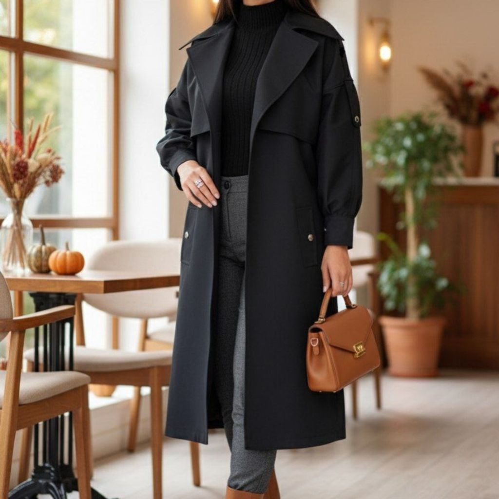 خرید آنلاین بارونی آستردار سلن