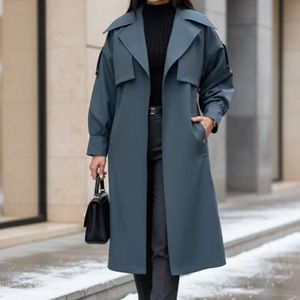 بارونی آستردار سلین رنگ آبی نیلی