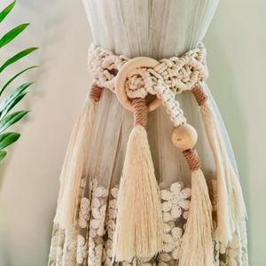 هولدر پرده مکرومه