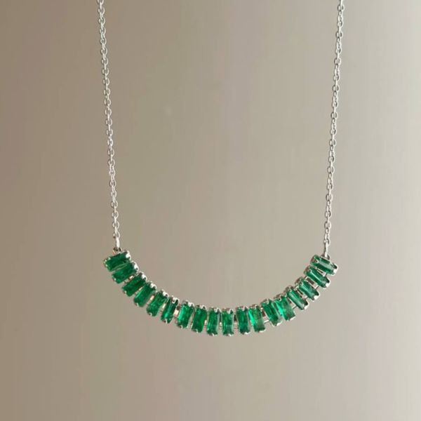 گردنبند جواهری سبز