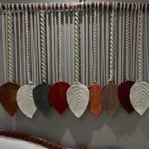 دیواراویز مکرومه بافی مدرن دکوری