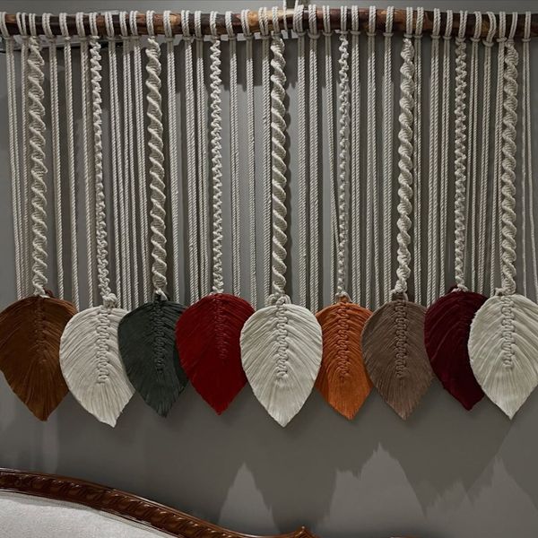 دیواراویز مکرومه بافی مدرن دکوری