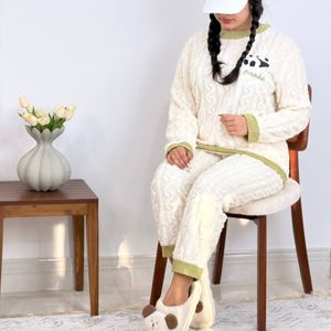 بلوز شلوار تدی لباس پاییز زمستان وارداتی فری سایز 38 تا 44 کیفیت عالی