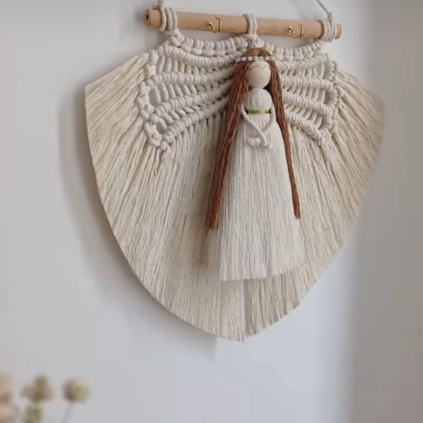 جاکلیدی فرشته مکرومه بافی