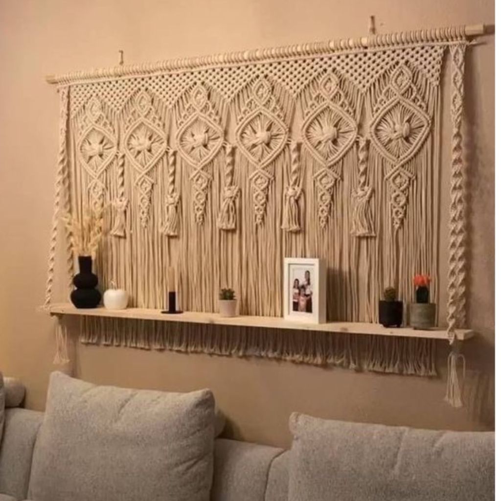 قیمت شلف بزرگ مکرومه بافی