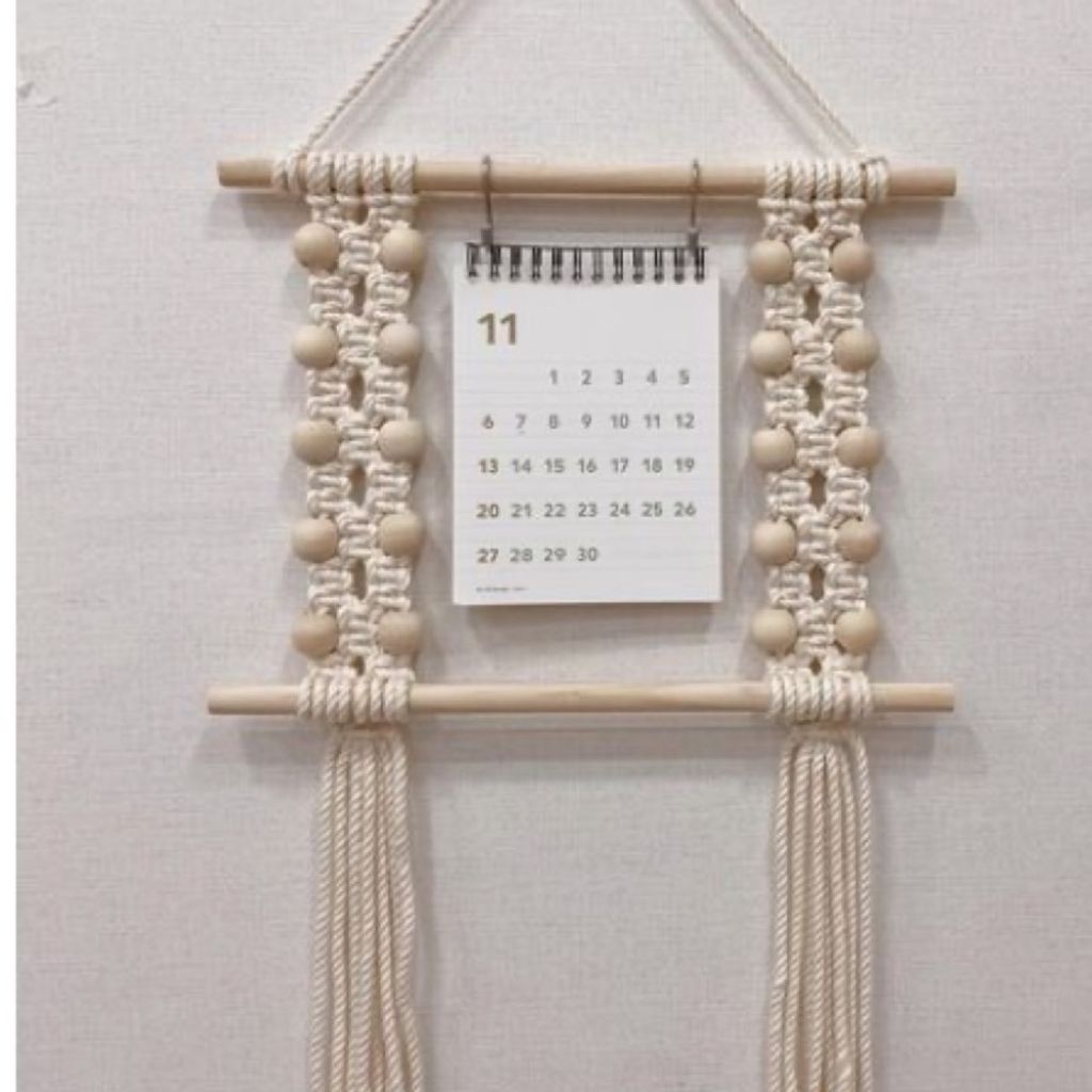 قیمت ارزان آویز تقویم مکرومه بافی