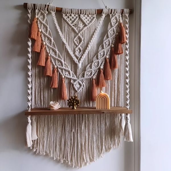 شلف کاربردی مکرومه بافی