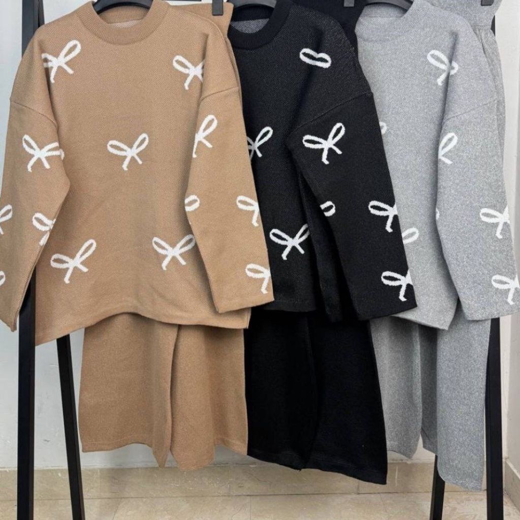 مشخصات ست بافت زنانه طرح پاپیونی