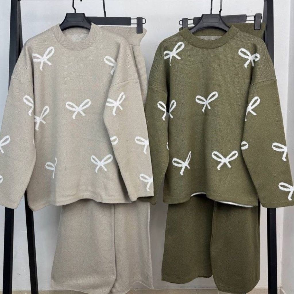 مشخصات ست بافت زنانه طرح پاپیونی