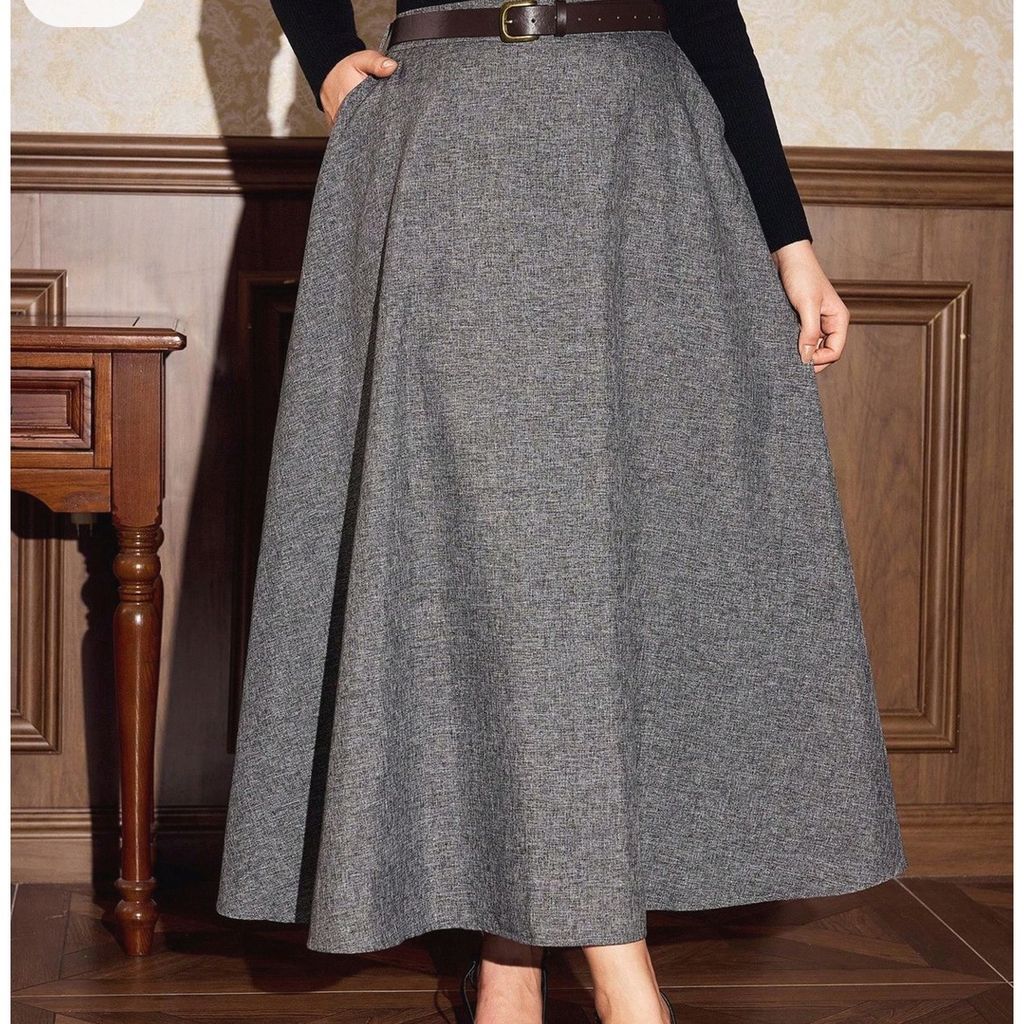 خرید اینترنتی دامن پشمی قد90