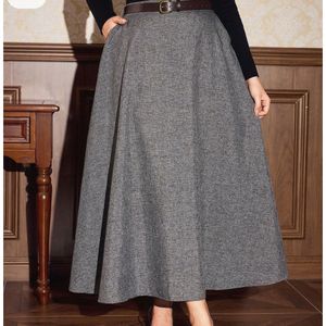 دامن پشمی قد90