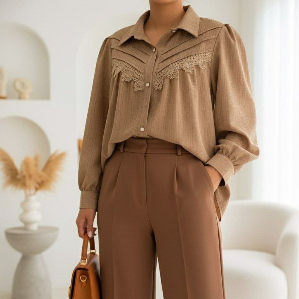 قیمت ارزان شومیز مزونی مدل رها