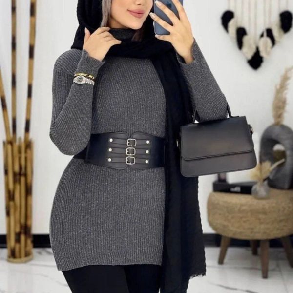 گپ بافت زنانه طرح یقه اسکی