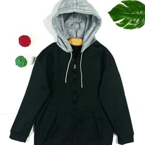 خرید انلاین سویشرت زنانه طرح کلاه دورس طوسی