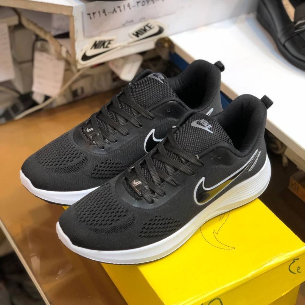 خرید اینترنتی کفش نایک بزرگپا مردانه برند سهند رنگ مشکی