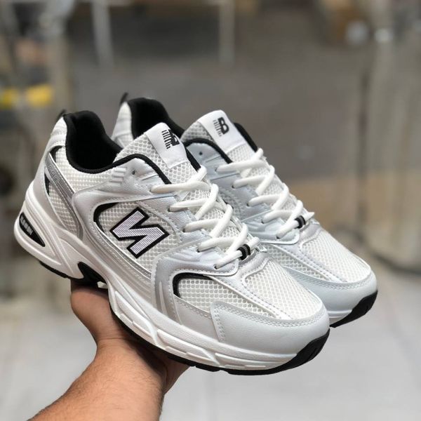 کفش نیوبالانس 530 مردانه خارجی رنگ سفید مشکی
