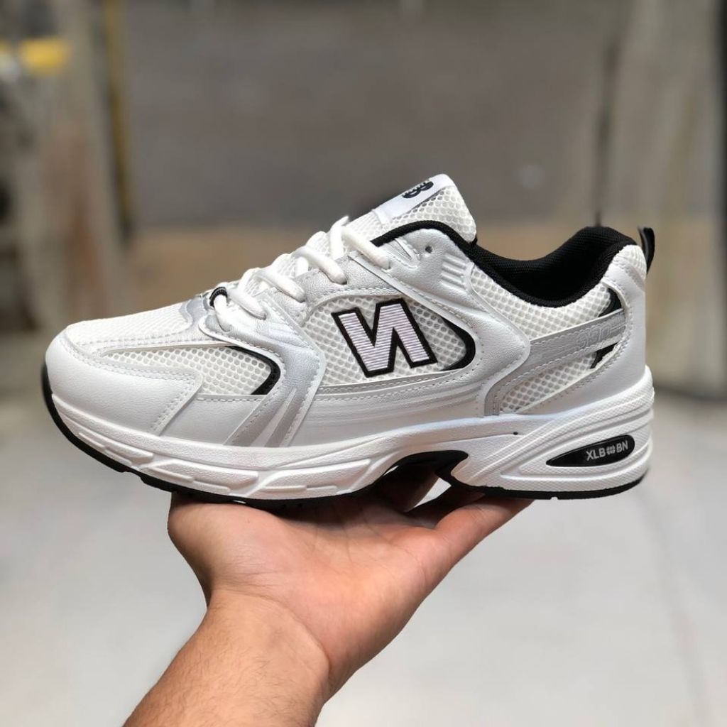 خرید انلاین کفش نیوبالانس 530 مردانه خارجی رنگ سفید مشکی