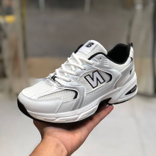 کفش نیوبالانس 530 مردانه خارجی رنگ سفید مشکی