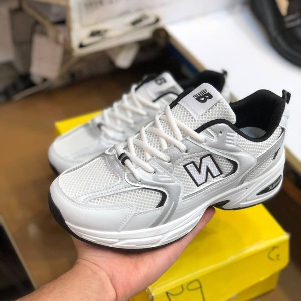 کفش نیوبالانس 530 مردانه خارجی رنگ سفید مشکی