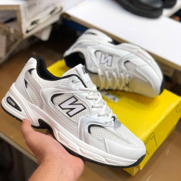کفش نیوبالانس 530 مردانه خارجی رنگ سفید مشکی