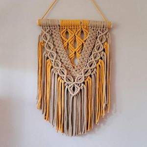 دیوارکوب آویز مکرومه آرت بیوتی هنر دست