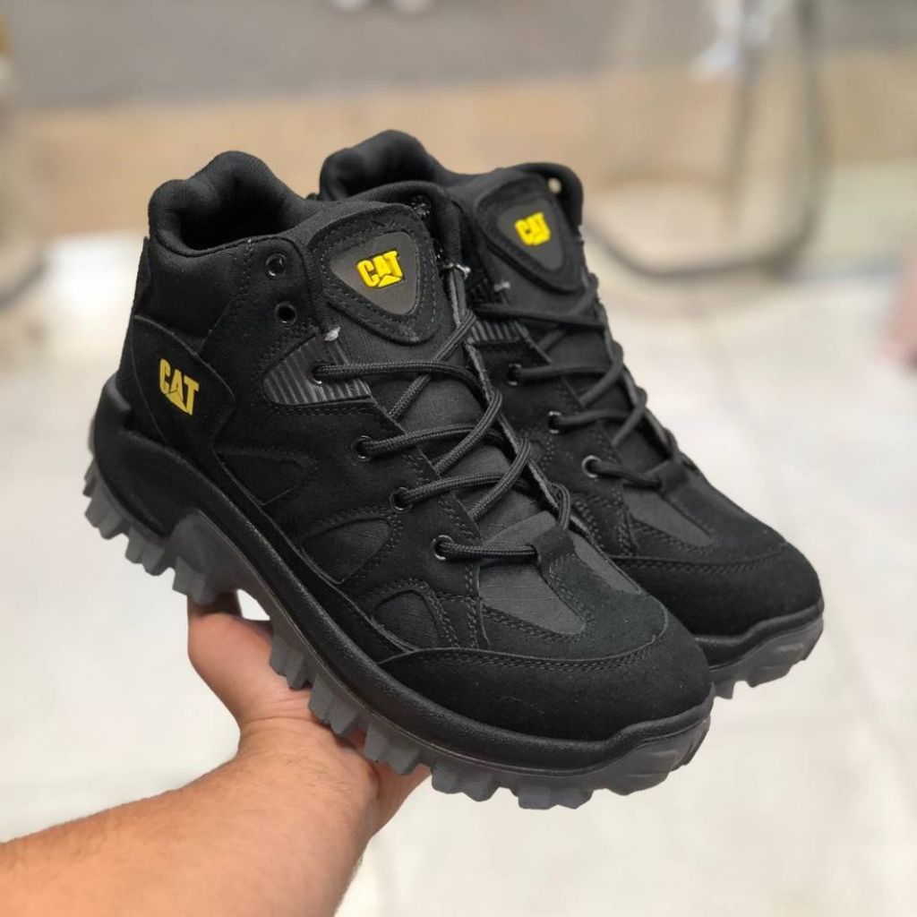 فروش اینترنتی کفش بوت مردانه کاترپیلار برند سهند رنگ مشکی