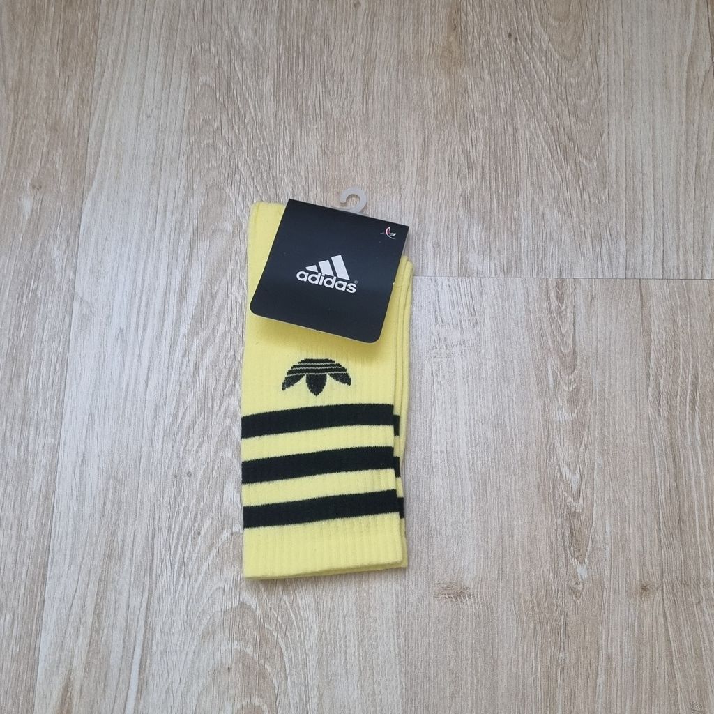 قیمت ارزان جوراب ساقدار رنگی طرح آدیداس