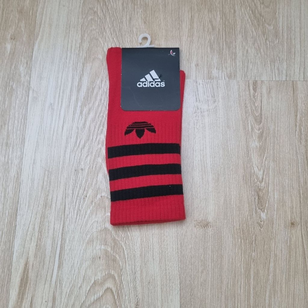 خرید اینترنتی جوراب ساقدار رنگی طرح آدیداس