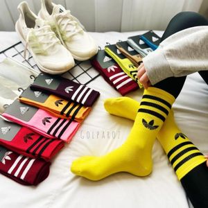 قیمت جوراب ساقدار رنگی طرح آدیداس