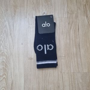 خرید اینترنتی جوراب ساقدار رنگی طرح alo