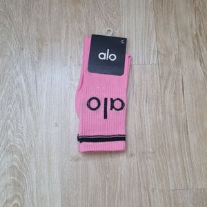 مشخصات جوراب ساقدار رنگی طرح alo