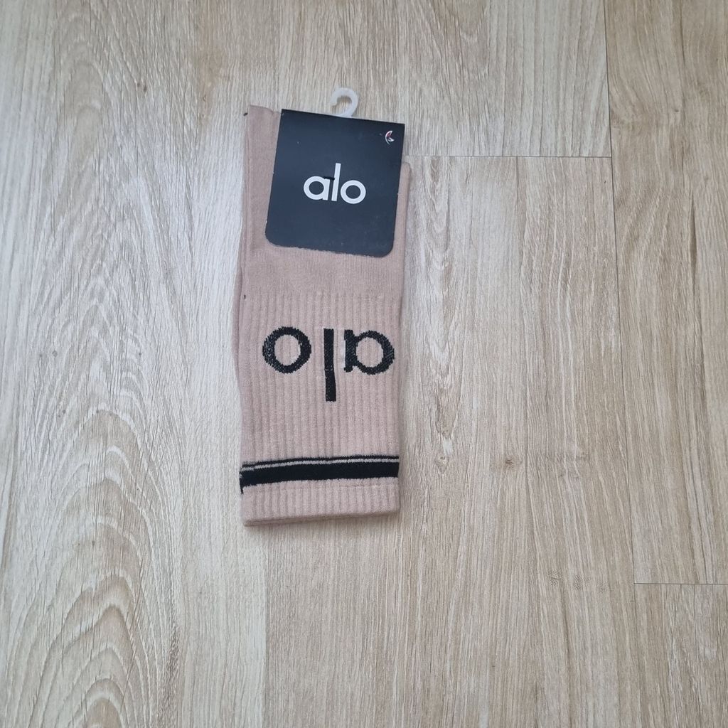 خرید انلاین جوراب ساقدار رنگی طرح alo