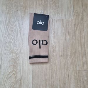خرید انلاین جوراب ساقدار رنگی طرح alo