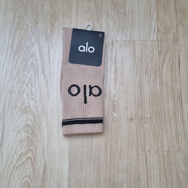 جوراب ساقدار رنگی طرح alo