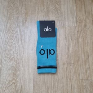 خرید اینترنتی جوراب ساقدار رنگی طرح alo