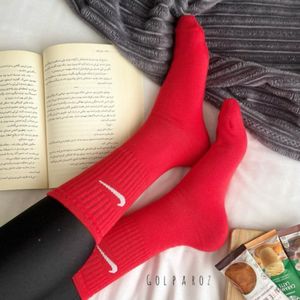 خرید اینترنتی جوراب ساقدار رنگی طرح نایک