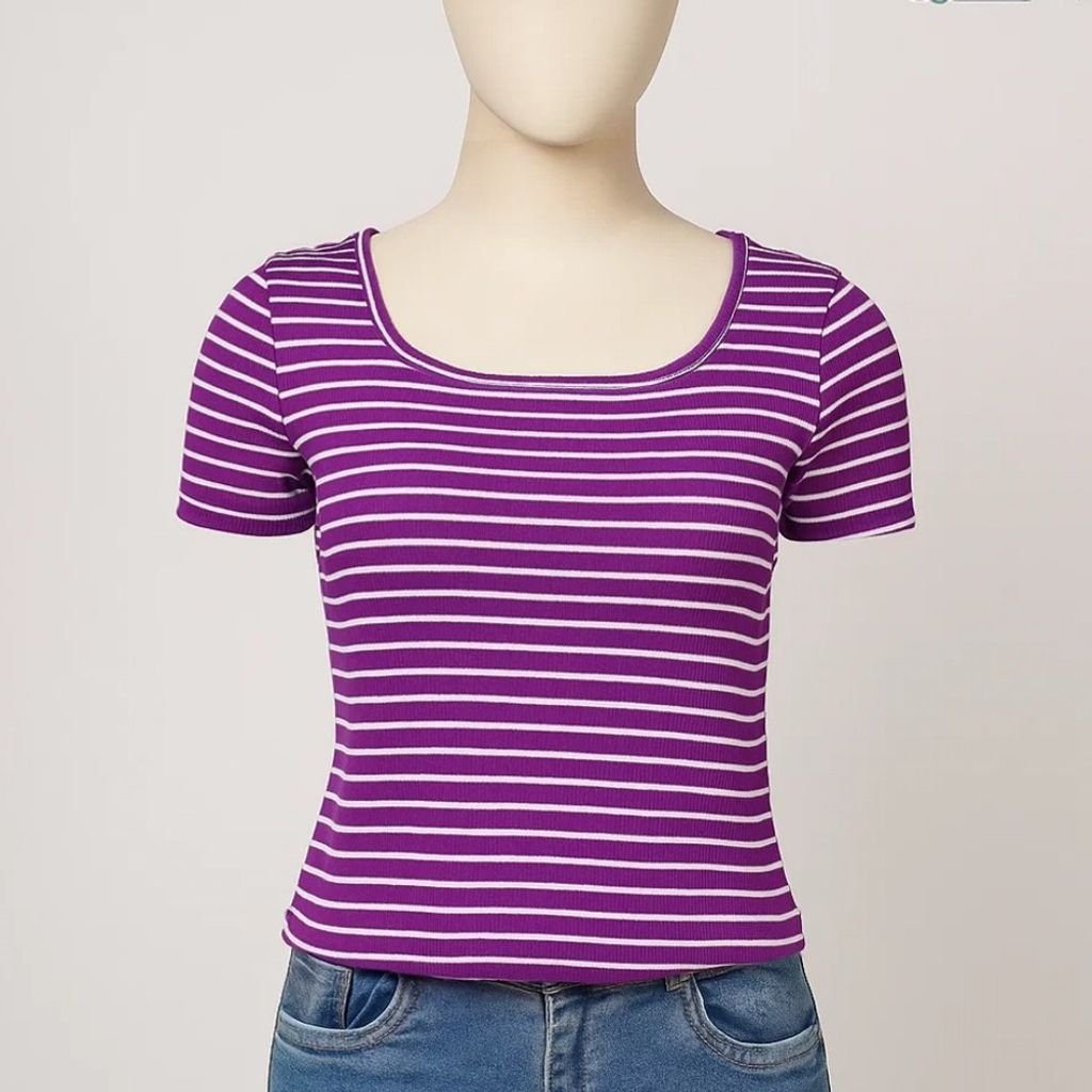 خرید انلاین تیشرت زنانه نخ پنبه راهدار فری تا سایز 46