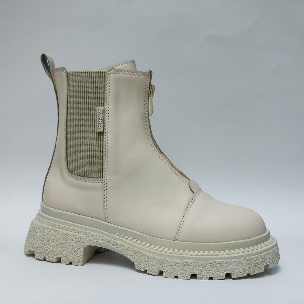 فروش اینترنتی نیم بوت بندی زیپدار بغل کش