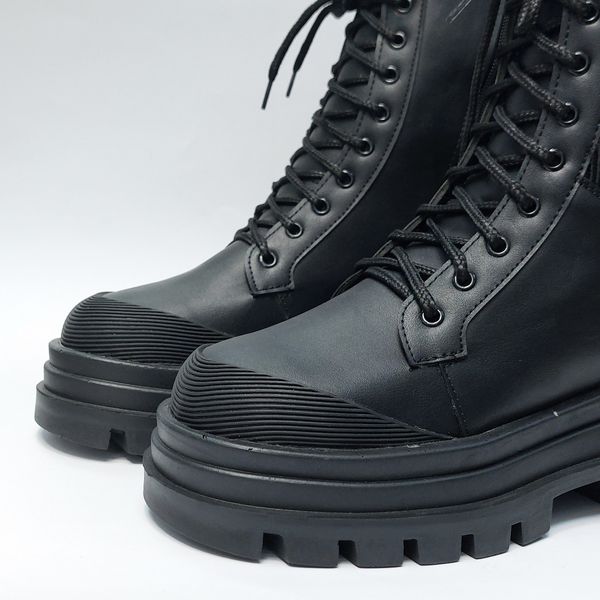 بوت پرطرفدار بندی زیپ دار بغل کش مشکی با کیفیت