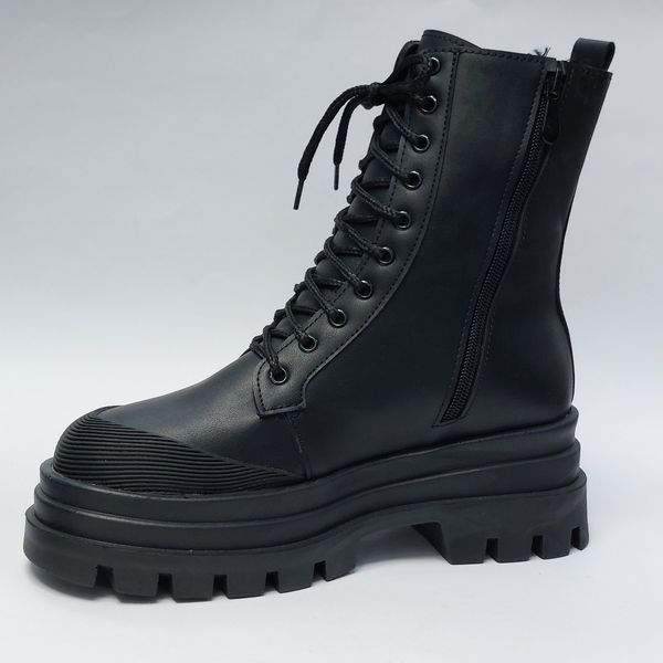 بوت پرطرفدار بندی زیپ دار بغل کش مشکی با کیفیت