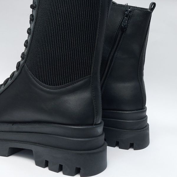 بوت پرطرفدار بندی زیپ دار بغل کش مشکی با کیفیت