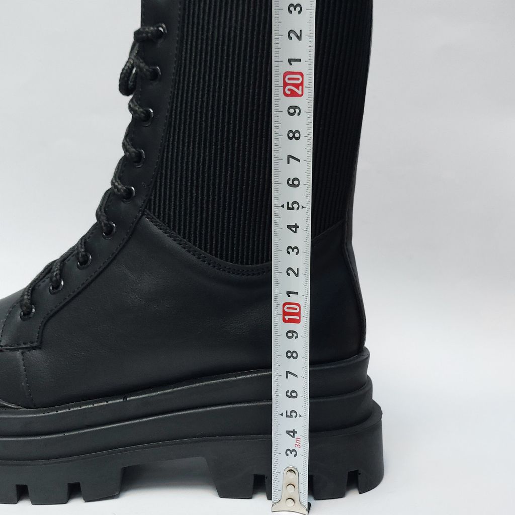 خرید آنلاین بوت پرطرفدار بندی زیپ دار بغل کش مشکی با کیفیت