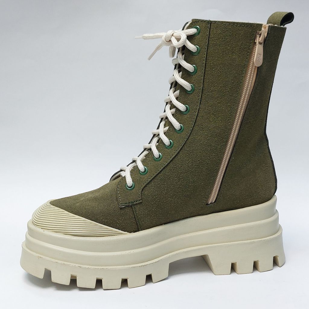 مشخصات بوت پرطرفدار بندی زیپدار بغل کش یشمی با کیفیت