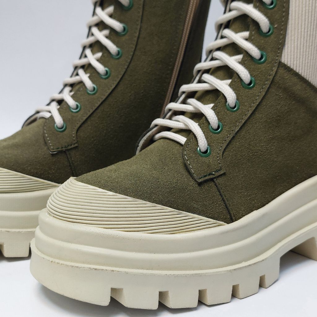 مشخصات بوت پرطرفدار بندی زیپدار بغل کش یشمی با کیفیت