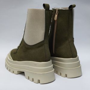 خرید انلاین بوت پرطرفدار بندی زیپدار بغل کش یشمی با کیفیت