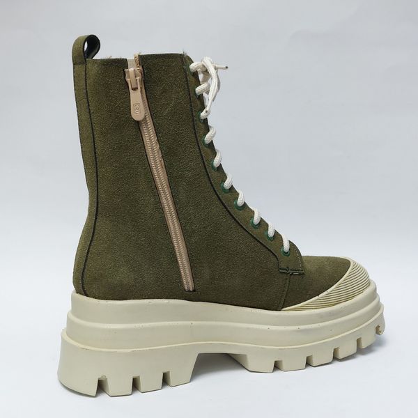 بوت پرطرفدار بندی زیپدار بغل کش یشمی با کیفیت