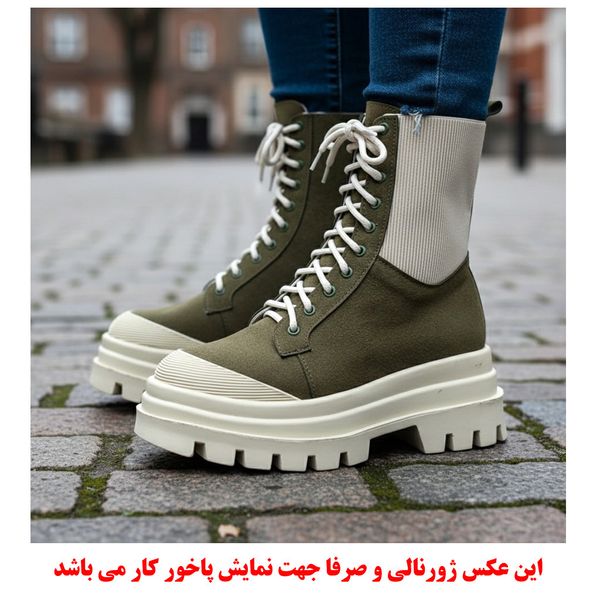 بوت پرطرفدار بندی زیپدار بغل کش یشمی با کیفیت