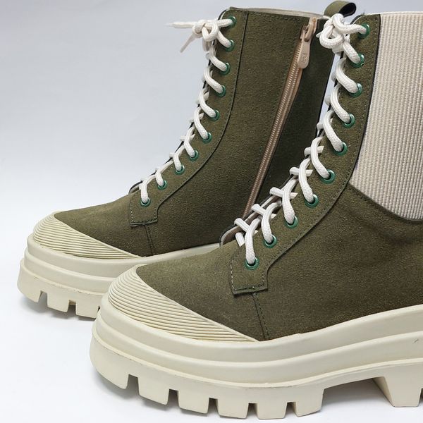 بوت پرطرفدار بندی زیپدار بغل کش یشمی با کیفیت