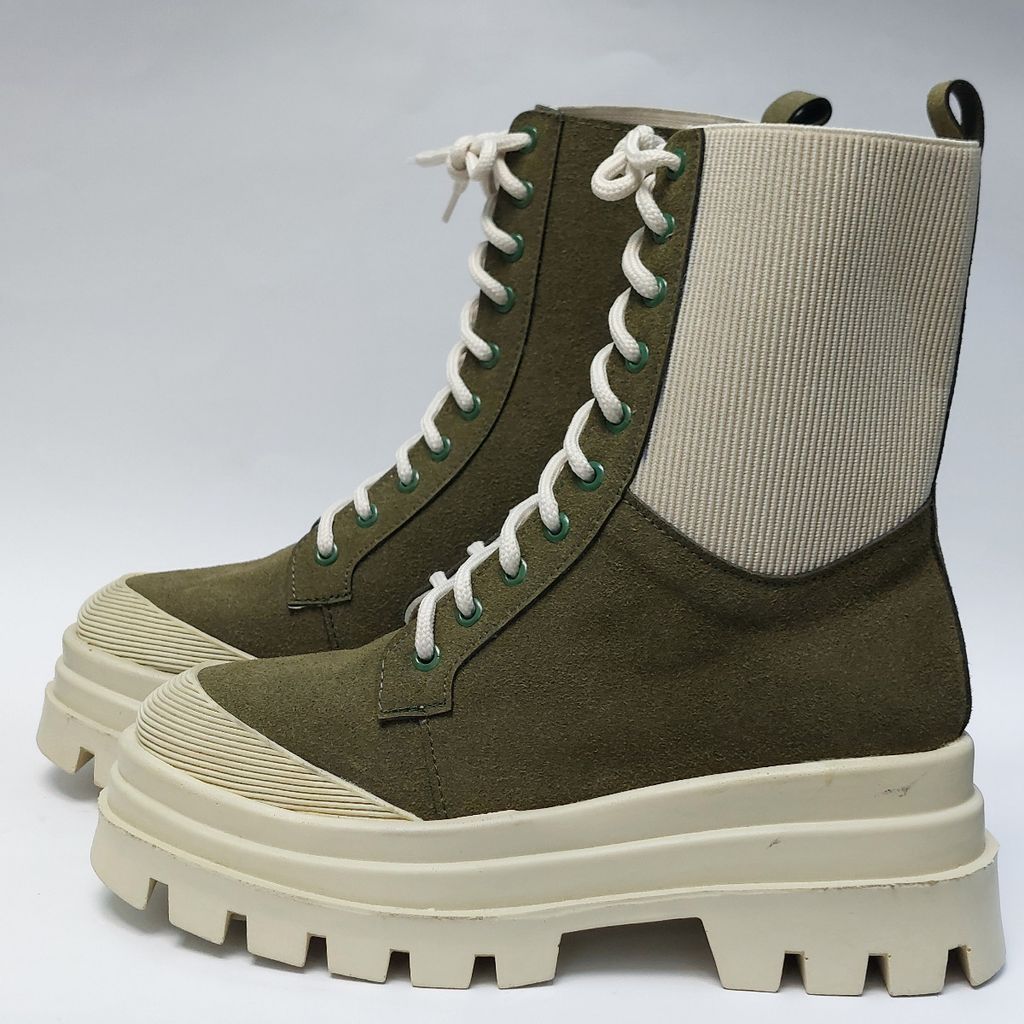 فروش اینترنتی بوت پرطرفدار بندی زیپدار بغل کش یشمی با کیفیت